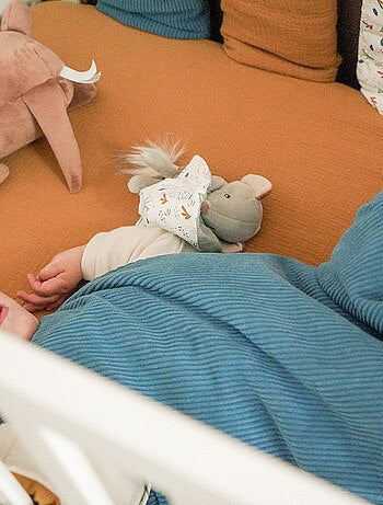 Gigoteuse bébé chaude sans manches en velours