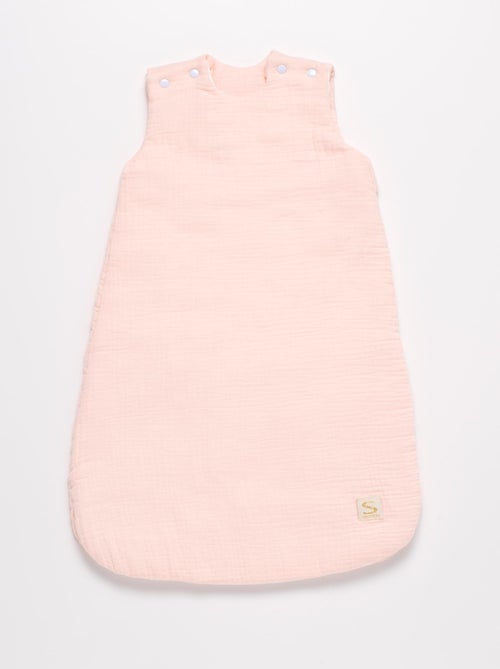 Gigoteuse bébé hiver en double gaze de coton et son doudou mouchoir - SAUTHON - Kiabi