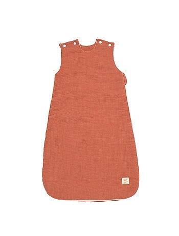 Gigoteuse bébé hiver en double gaze de coton et son doudou mouchoir - SAUTHON