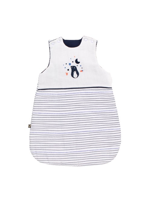 Gigoteuse bébé hiver naissance en double gaze de coton marinière - SAUTHON - Kiabi
