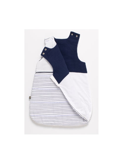 Gigoteuse bébé hiver naissance en double gaze de coton marinière - SAUTHON - Kiabi