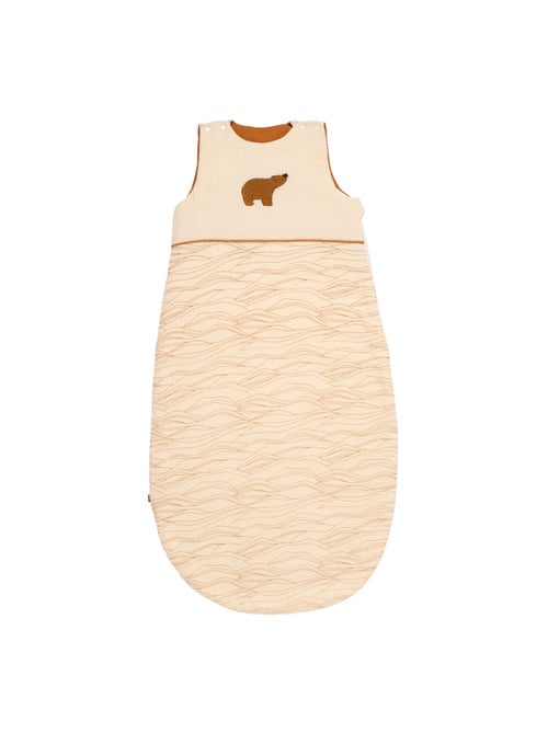 Gigoteuse bébé hiver patch ours en double gaze de coton - SAUTHON - Kiabi
