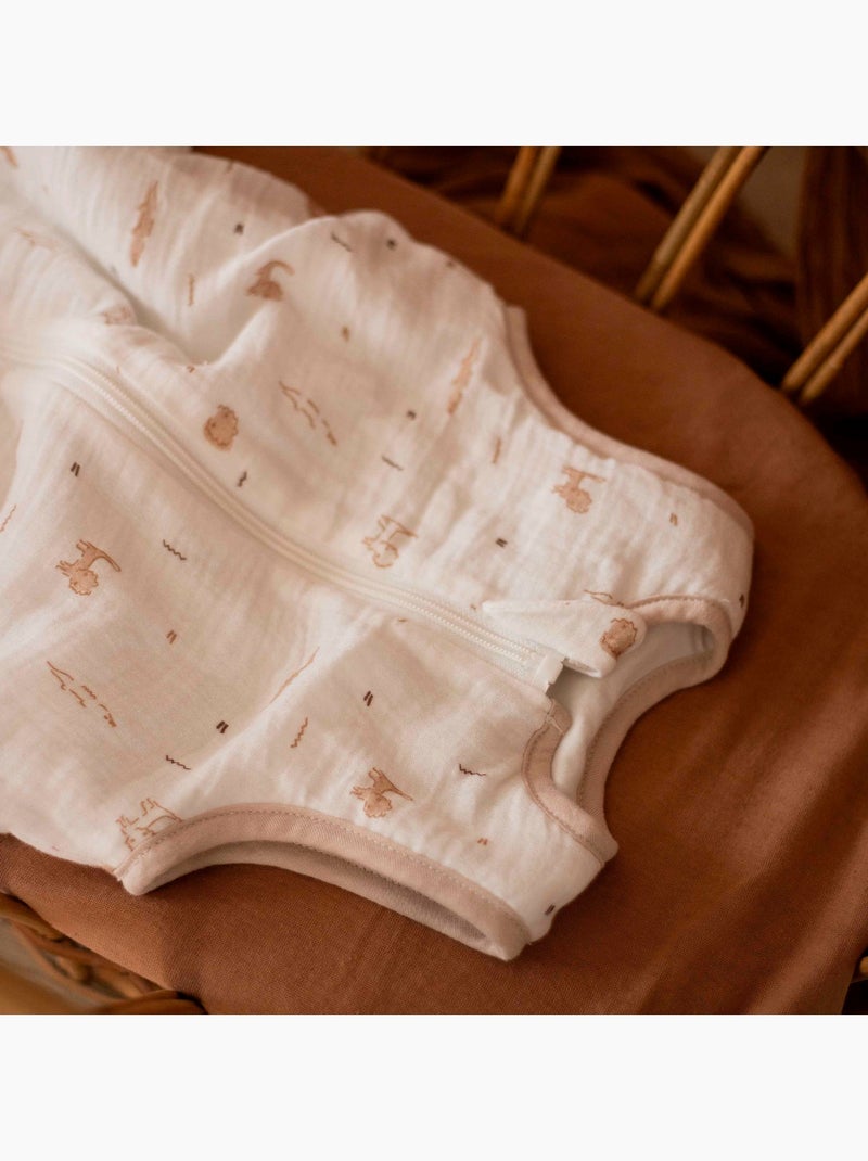 Gigoteuse bébé mousseline de coton - Tog 2 Beige - Kiabi