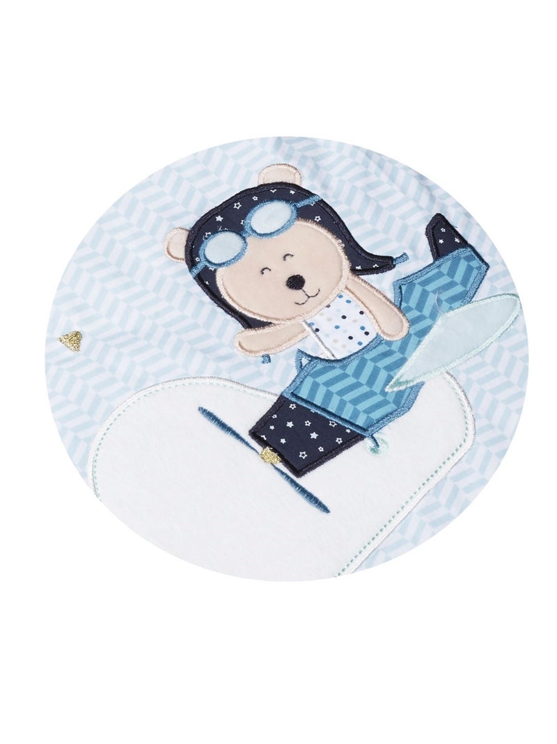 Gigoteuse bébé ouatinee en coton - SAUTHON Blanc Bleu - Kiabi