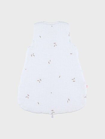 Gigoteuse brodée 50 cm en gaze de coton bio Noukie's