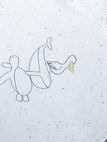 Gigoteuse brodée animaux de la mer - TOG2
