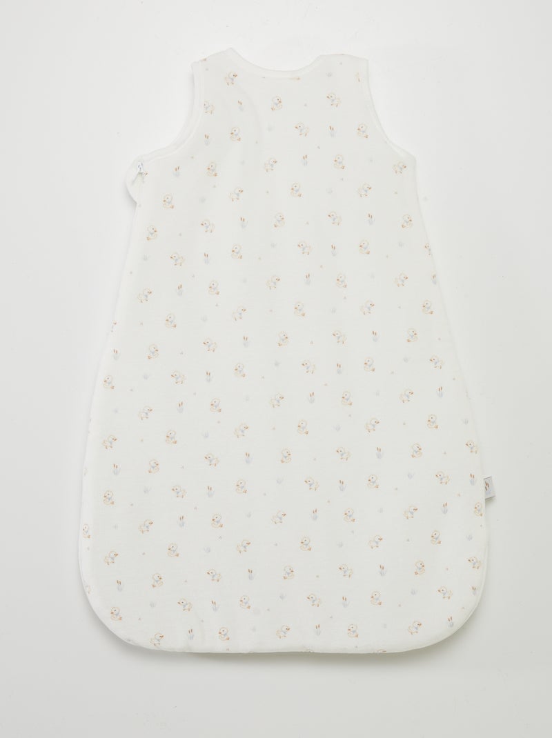 Gigoteuse chaude à motif TOG 2,5 Blanc canard - Kiabi