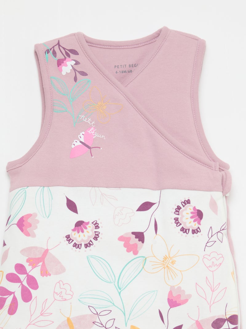 Gigoteuse chaude à motif Violet - Kiabi