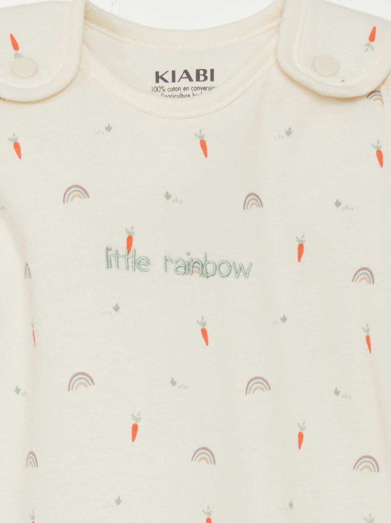 Gigoteuse chaude avec manches amovibles - TOG 2 Ecru - Kiabi