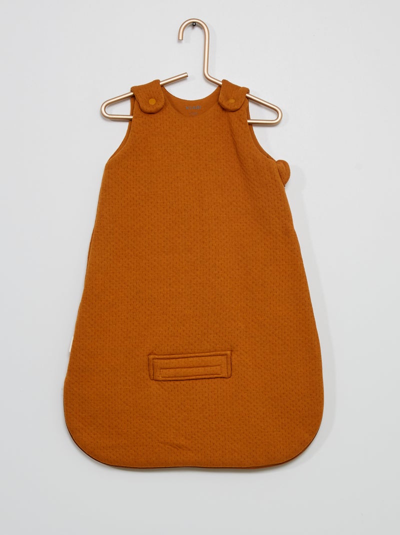 Gigoteuse chaude en molleton marron - Kiabi