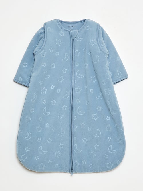 Gigoteuse chaude en polaire avec manches amovibles par pressions TOG 2,5 - Kiabi