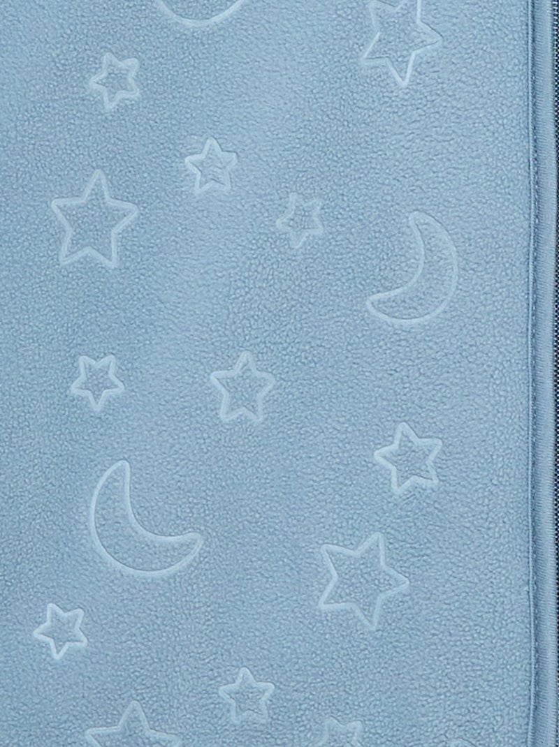 Gigoteuse chaude en polaire avec manches amovibles par pressions TOG 2,5 Bleu - Kiabi