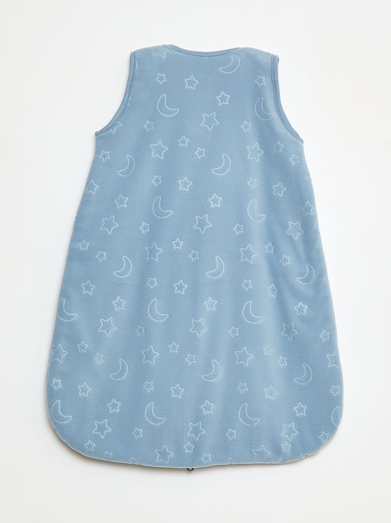 Gigoteuse chaude en polaire avec manches amovibles par pressions TOG 2,5 Bleu - Kiabi