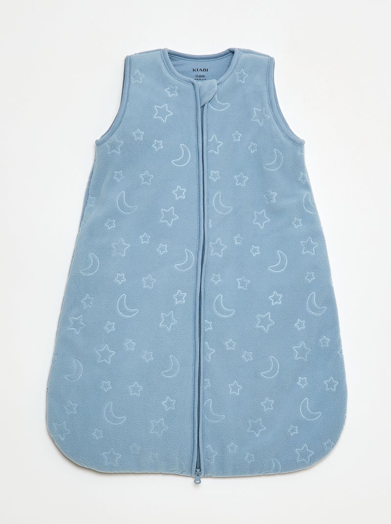 Gigoteuse chaude en polaire avec manches amovibles par pressions TOG 2,5 Bleu - Kiabi