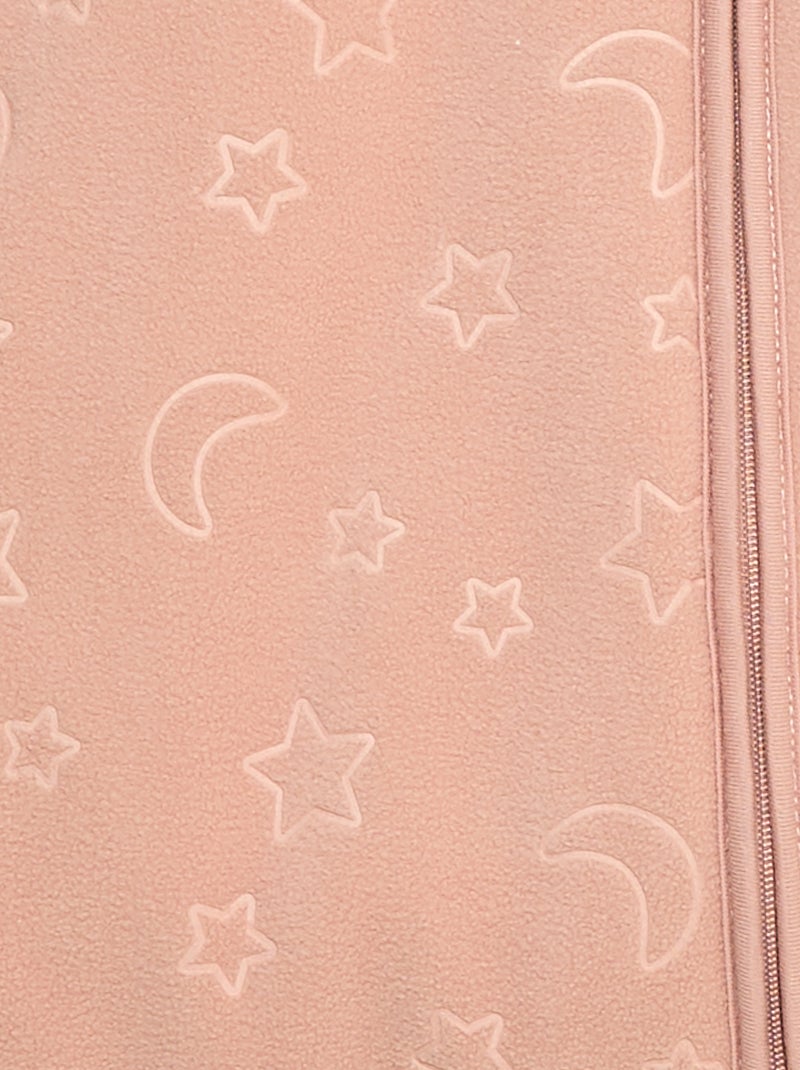 Gigoteuse chaude en polaire avec manches amovibles par pressions TOG 2,5 Rose - Kiabi