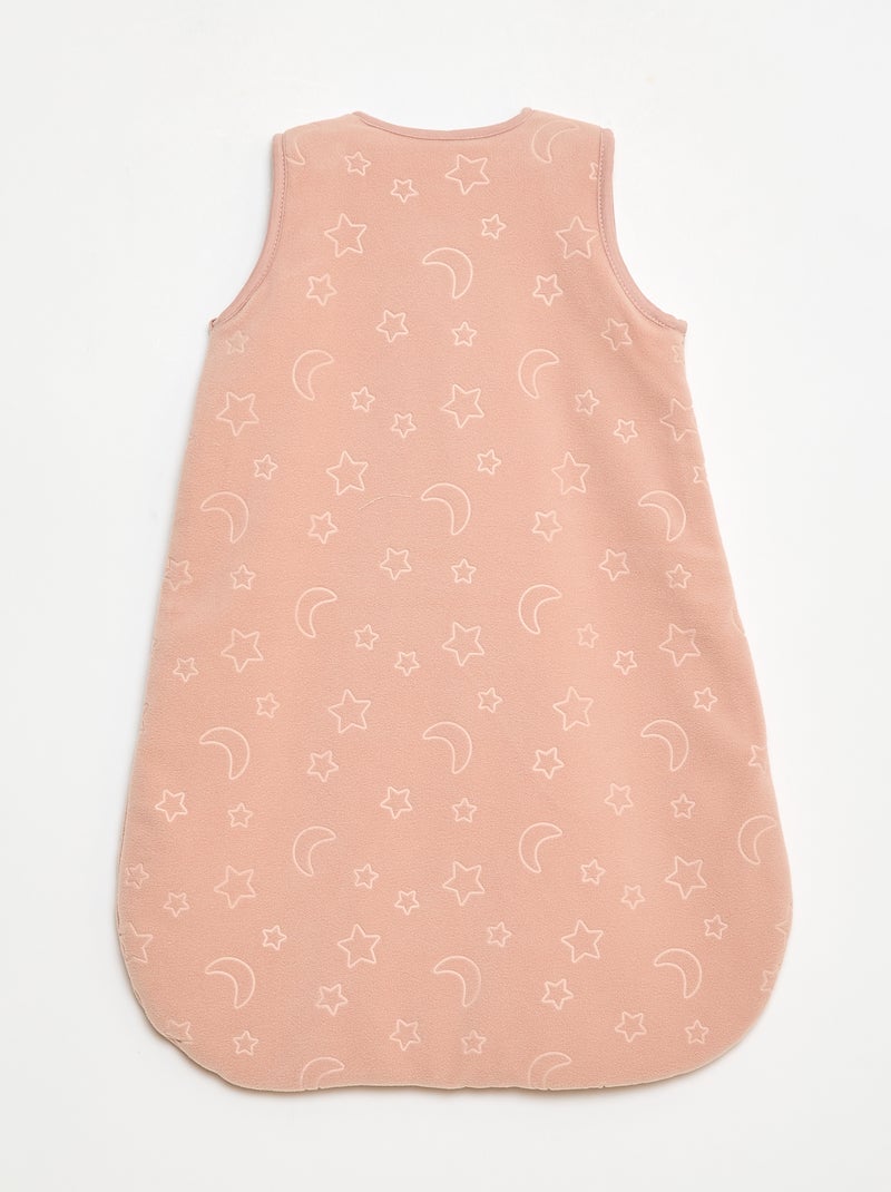 Gigoteuse chaude en polaire avec manches amovibles par pressions TOG 2,5 Rose - Kiabi