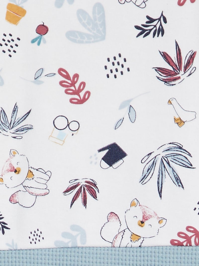 Gigoteuse chaude imprimée - TOG 2 Blanc/bleu - Kiabi