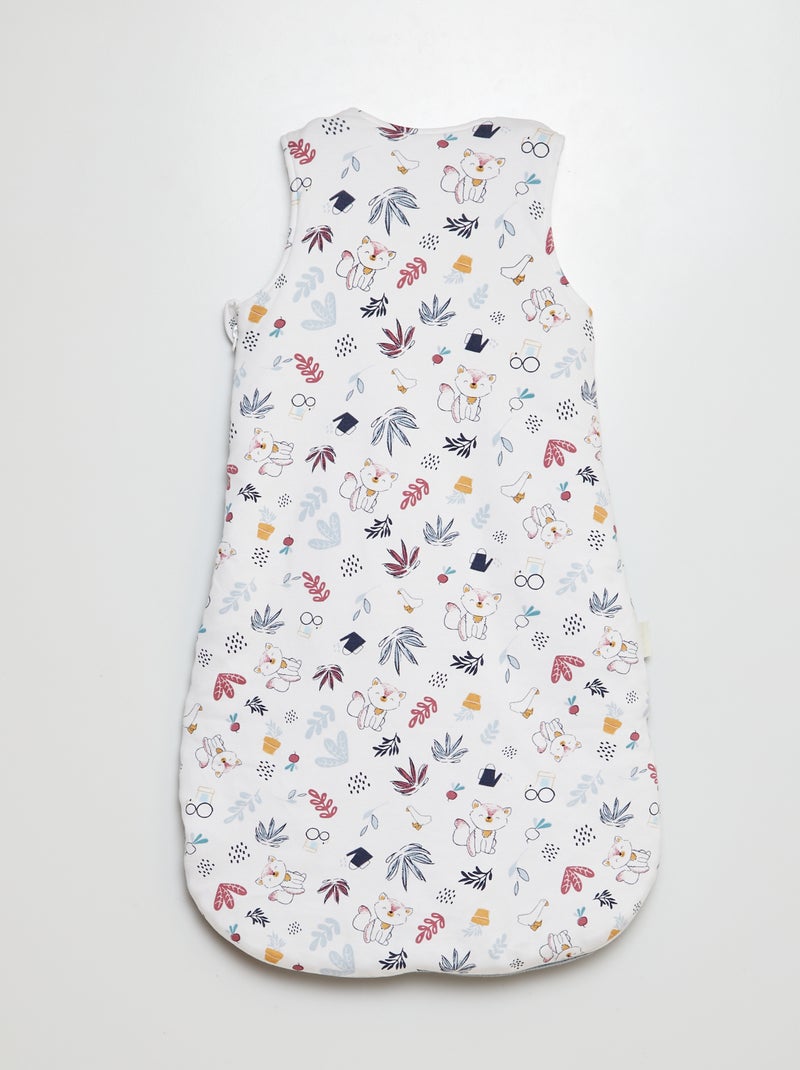 Gigoteuse chaude imprimée - TOG 2 Blanc/bleu - Kiabi