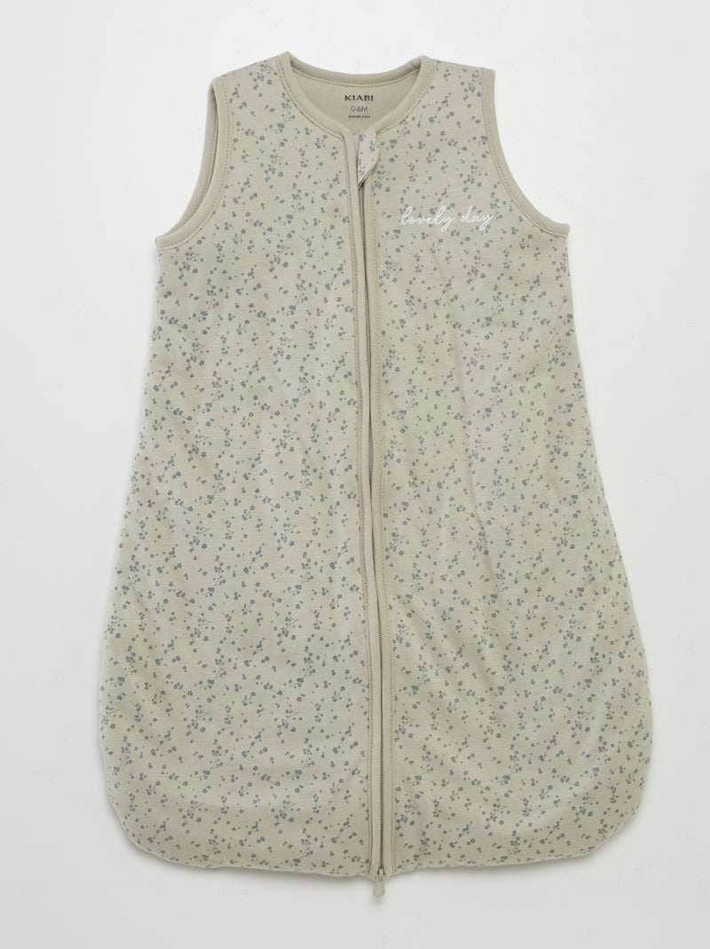 Gigoteuse chaude imprimée à fleurs - TOG 2 Vert - Kiabi