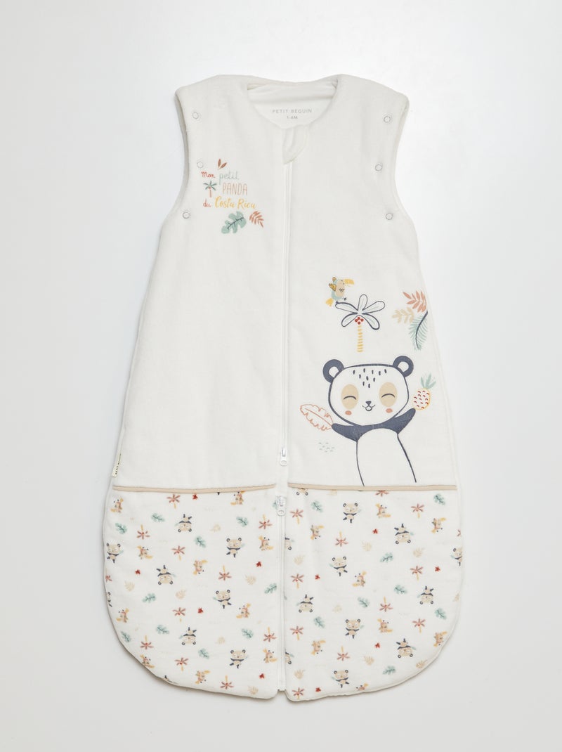 Gigoteuse chaude imprimée avec manches amovilbles - TOG 3 BEIGE - Kiabi