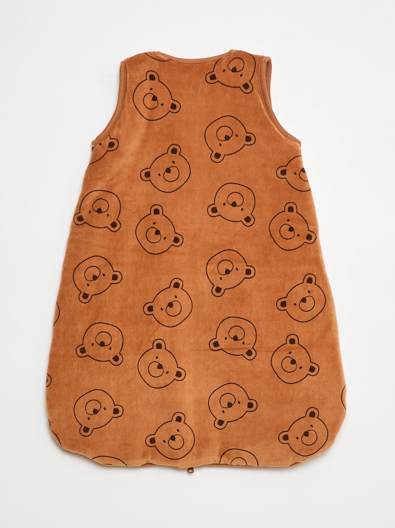 Gigoteuse chaude manches amovibles - TOG 2.5 Marron - Kiabi