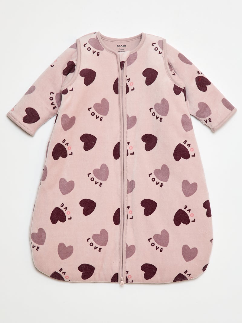 Gigoteuse chaude manches amovibles - TOG 2.5 Violet - Kiabi