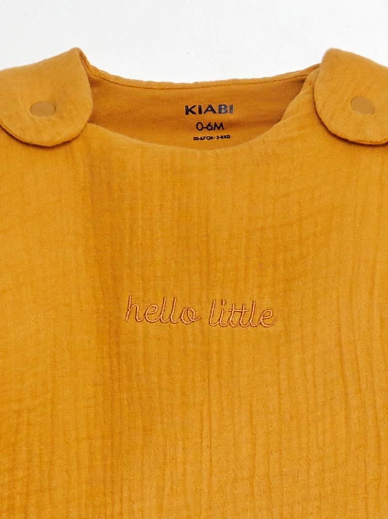 Gigoteuse chaude TOG 2 manches amovibles JAUNE - Kiabi