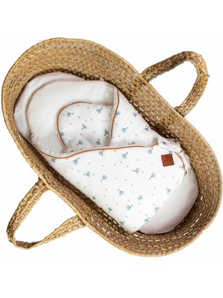 Gigoteuse d'emmaillotage en gaze de coton, Bleuet SEVIRA KIDS