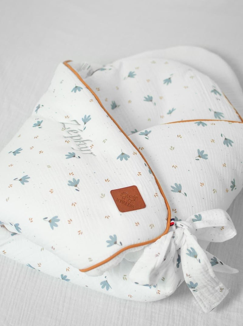 Gigoteuse d'emmaillotage en gaze de coton, Bleuet SEVIRA KIDS Multicolore - Kiabi