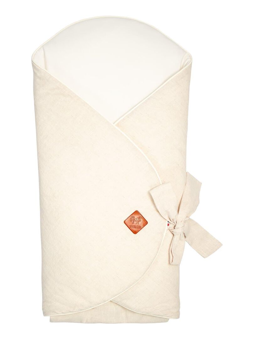 Gigoteuse d'emmaillotage évolutive en Lin SEVIRA KIDS Beige - Kiabi