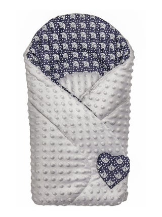 Gigoteuse d'emmaillotage minky réversible, ELI SEVIRA KIDS