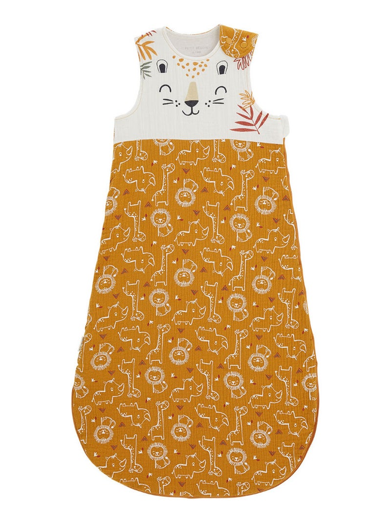 Gigoteuse d'été en gaze de coton Little Safari Orange - Kiabi