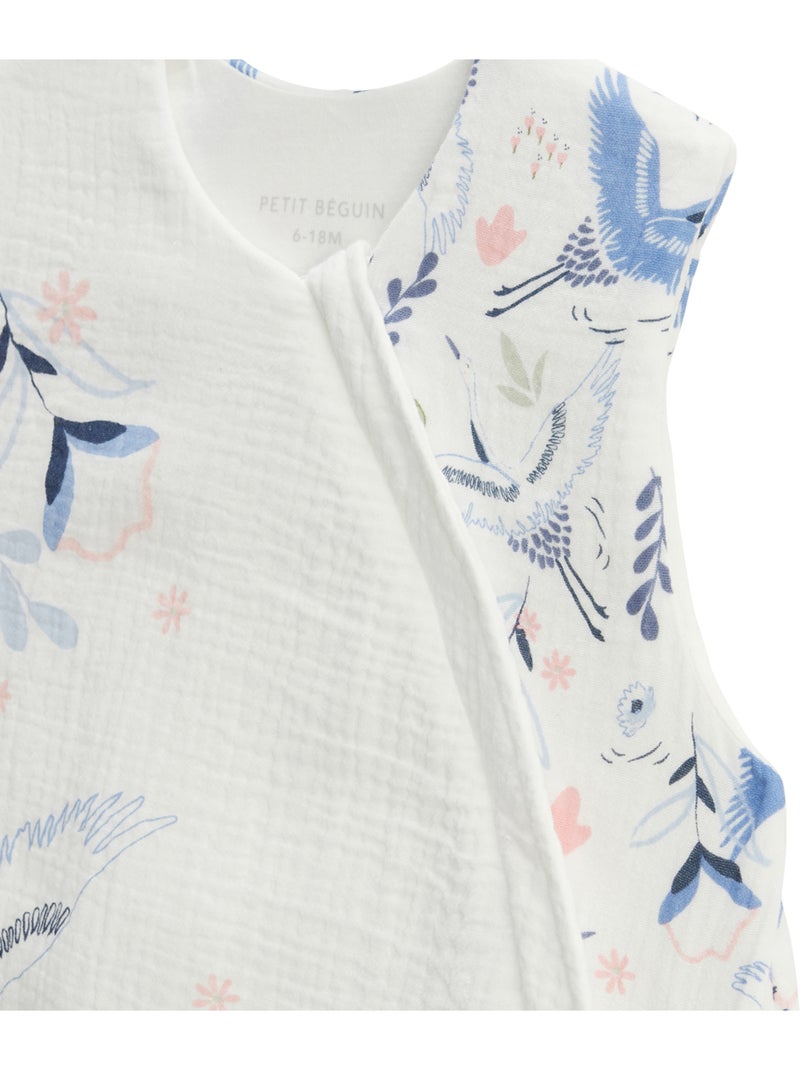 Gigoteuse d'été en gaze de coton Tiana Ecru - Kiabi