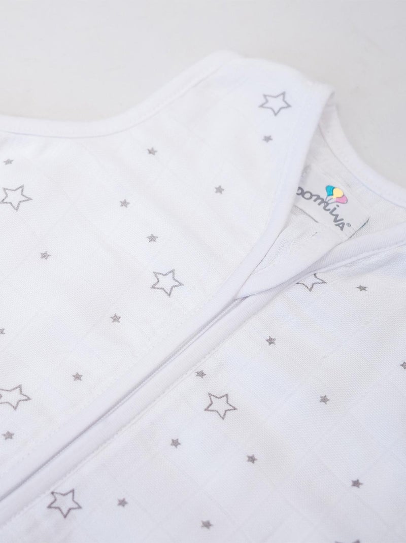 Gigoteuse d'été imprimée étoiles Blanc - Kiabi