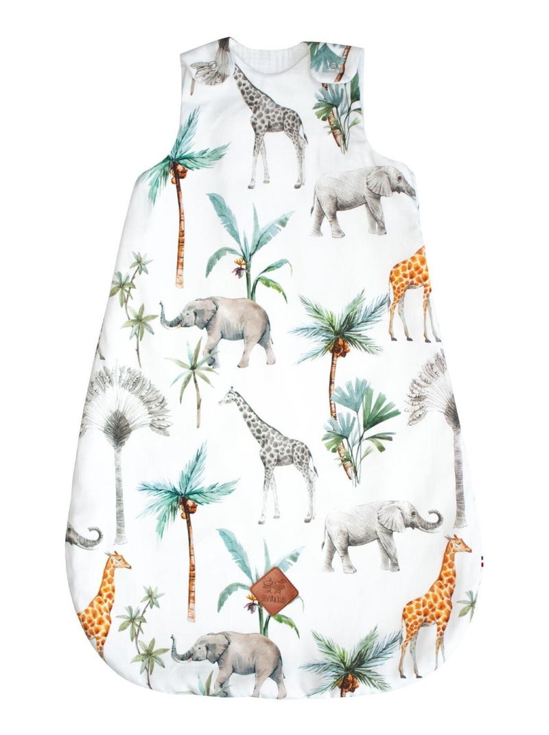 Gigoteuse d'été TOG 0,5 en coton, Safari SEVIRA KIDS Vert d'eau - Kiabi