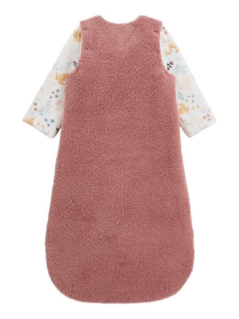 Gigoteuse d'hiver en sherpa avec manches amovibles Bloom Rose - Kiabi