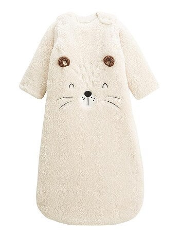 Gigoteuse d'hiver en sherpa avec manches amovibles Cracotte