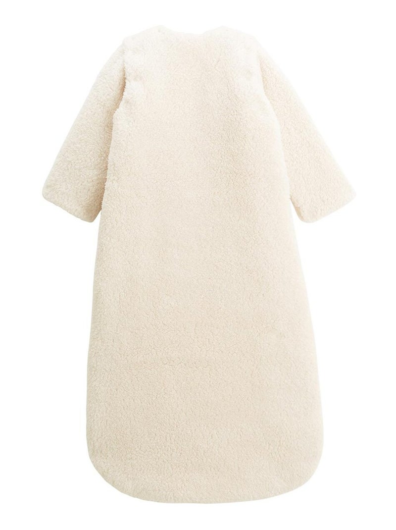 Gigoteuse d'hiver en sherpa avec manches amovibles Cracotte Beige - Kiabi