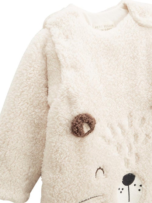 Gigoteuse d'hiver en sherpa avec manches amovibles Cracotte - Kiabi