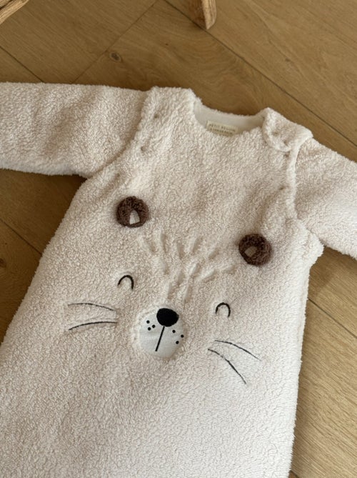 Gigoteuse d'hiver en sherpa avec manches amovibles Cracotte - Kiabi