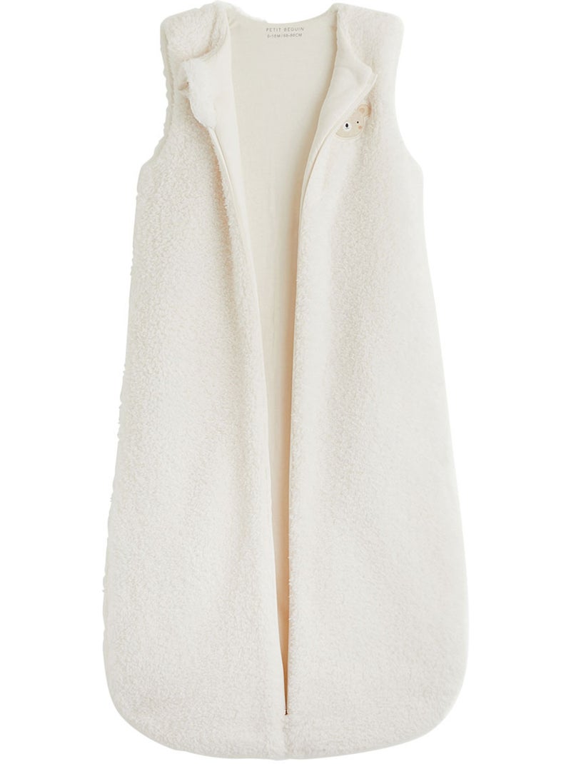 Gigoteuse d'hiver en sherpa Ecru - Kiabi