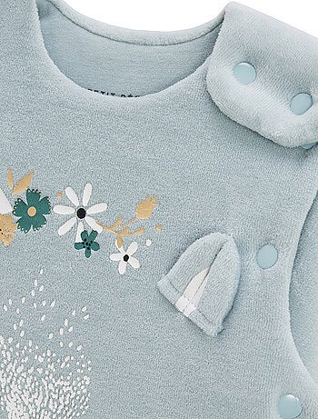 Gigoteuse d'hiver en velours avec manches amovibles Alma