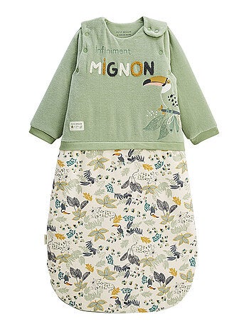 Gigoteuse d'hiver en velours avec manches amovibles Boavista