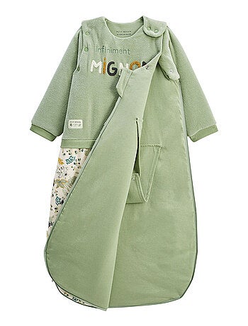 Gigoteuse d'hiver en velours avec manches amovibles Boavista