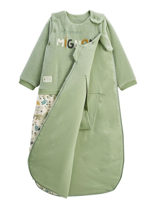 Gigoteuse d'hiver en velours avec manches amovibles Boavista - Kiabi