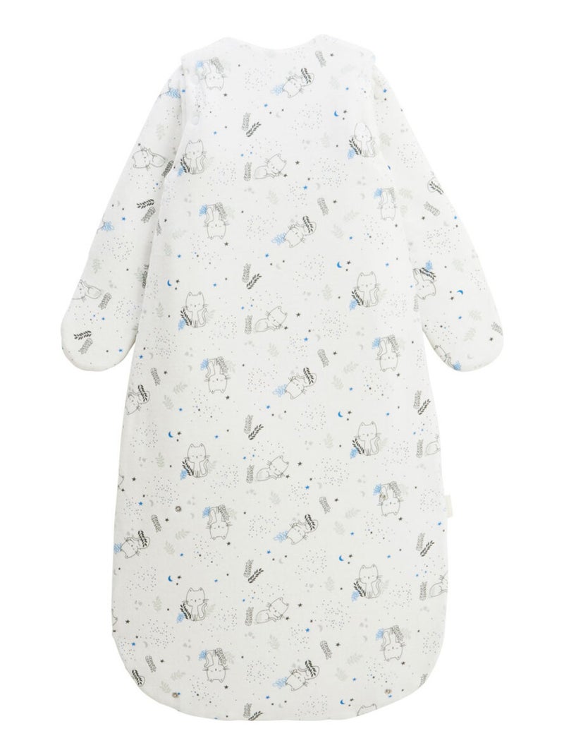 Gigoteuse d'hiver en velours avec manches amovibles Chatmallow Gris Gris - Kiabi