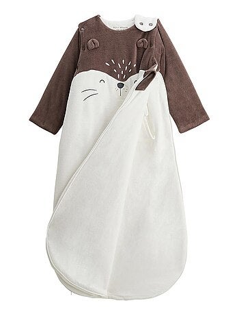 Gigoteuse d'hiver en velours avec manches amovibles Cracotte