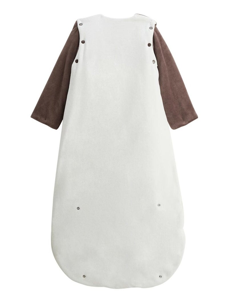 Gigoteuse d'hiver en velours avec manches amovibles Cracotte Marron - Kiabi