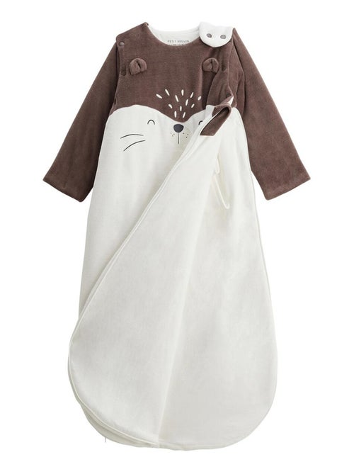 Gigoteuse d'hiver en velours avec manches amovibles Cracotte - Kiabi