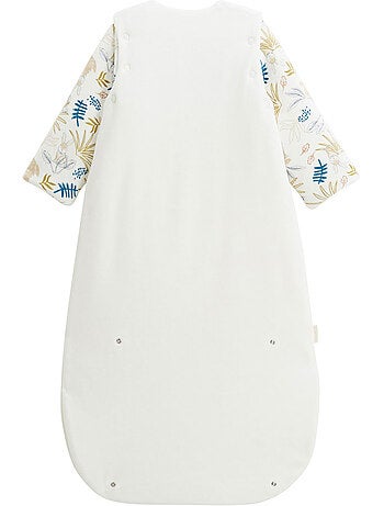 Gigoteuse D'hiver Bébé En Velours - TOG 3 - Taille Jusqu'à 6/18 Mois - Ouverture Zippée Complète - Céleste